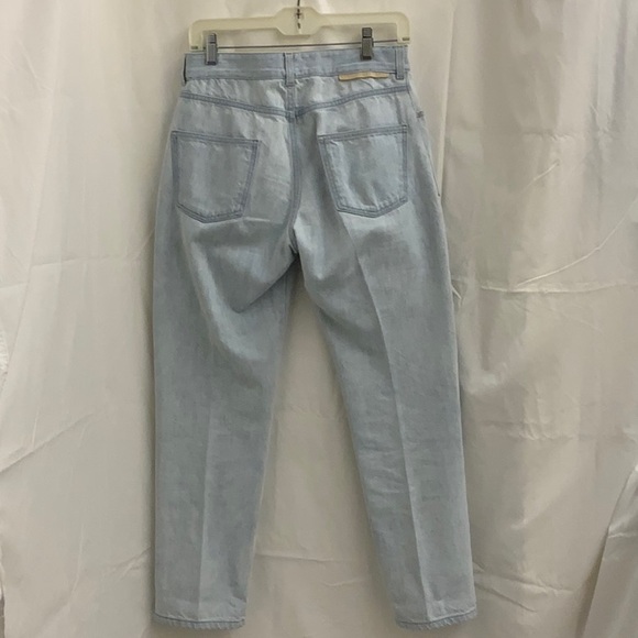 Unique Stella McCartney Barrel-leg Style Tie Dye Pattern Light Blue Jeans, NWOT - Picture 2 of 16